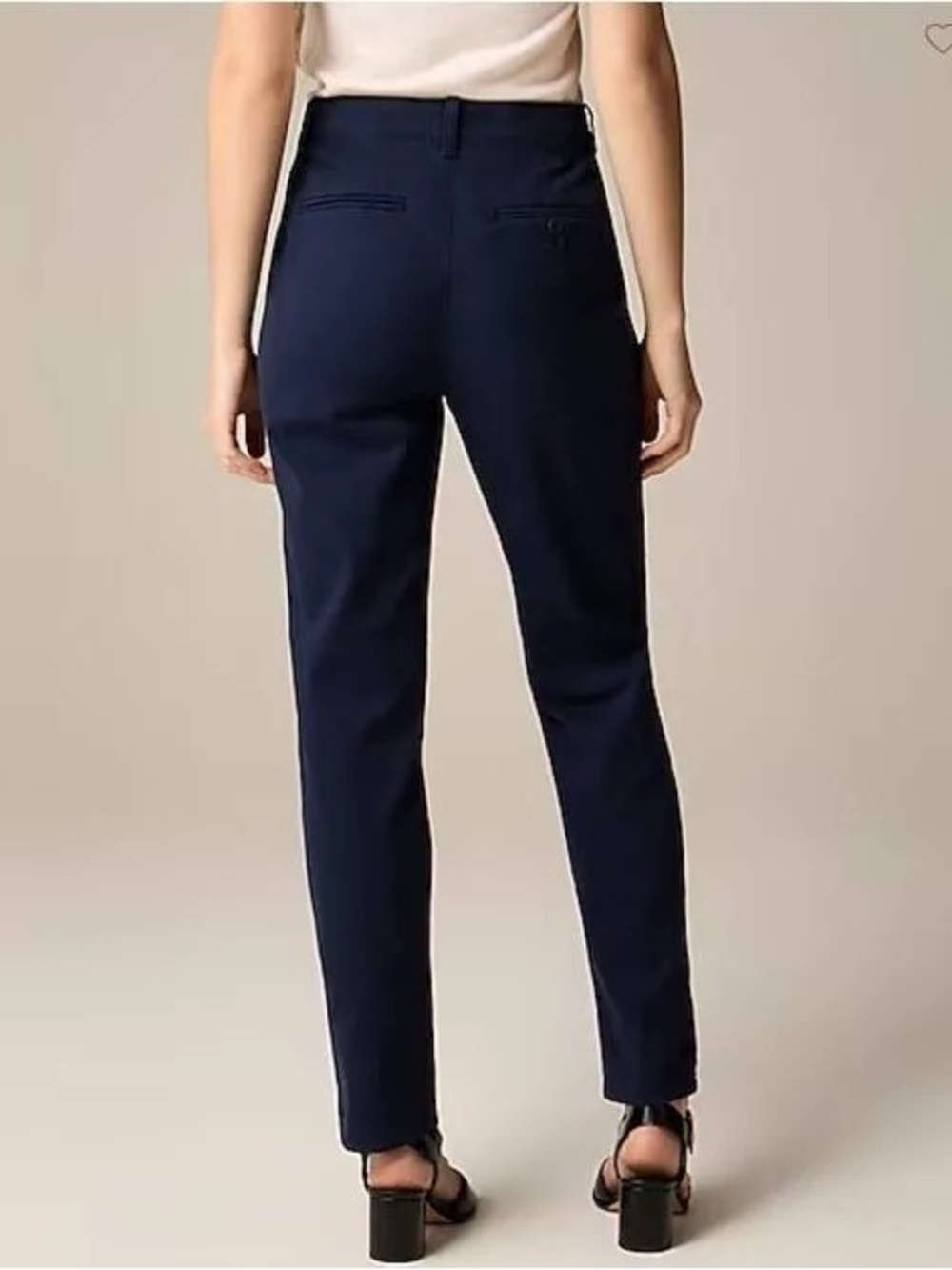 J.Crew Women’s Kate Straight-Leg Pant Chino in Navy Blue, Size 6 - Picture 3 of 11